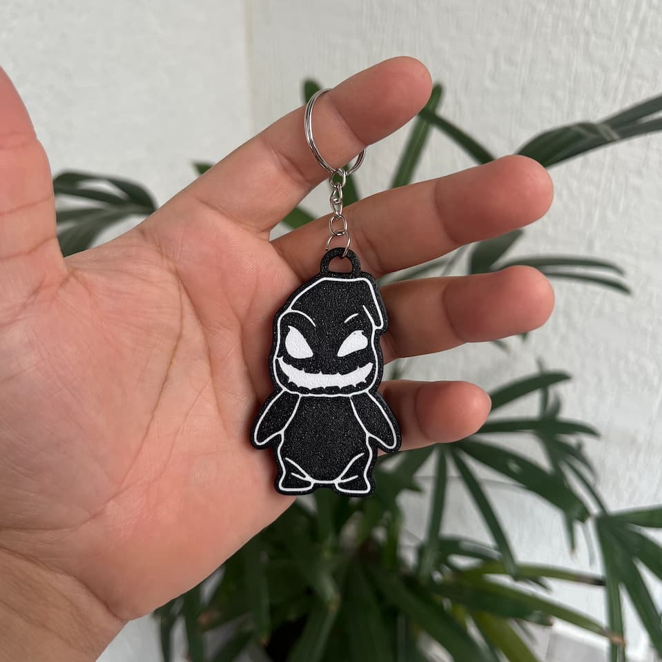Chaveiro Oogie Boogie bicho-papao vilão nerd presentes lembrancinha