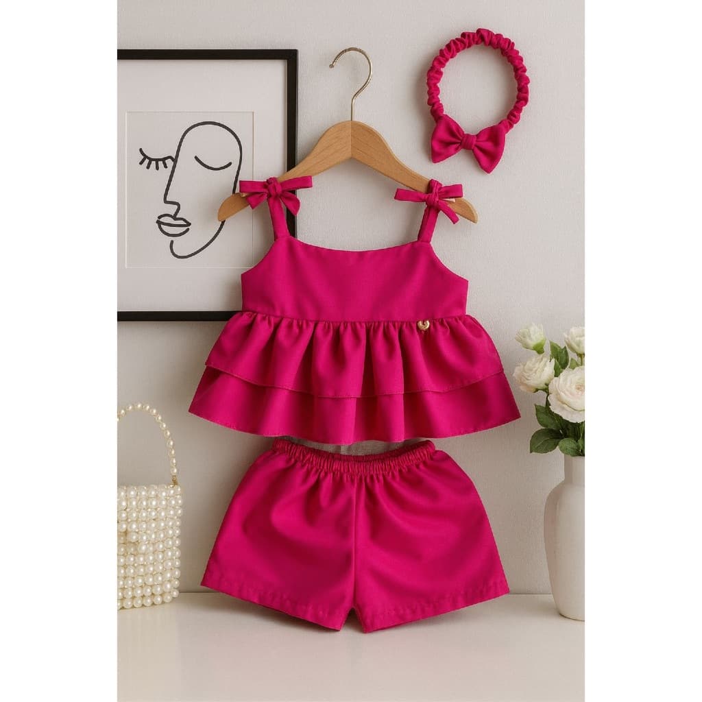 Conjunto Infantil Menina  (2, 3 e 4 anos)