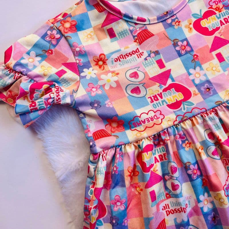 Vestido Infantil Florido Menina Verão – Tecido leve e confortável do 2 ao 12 anos”