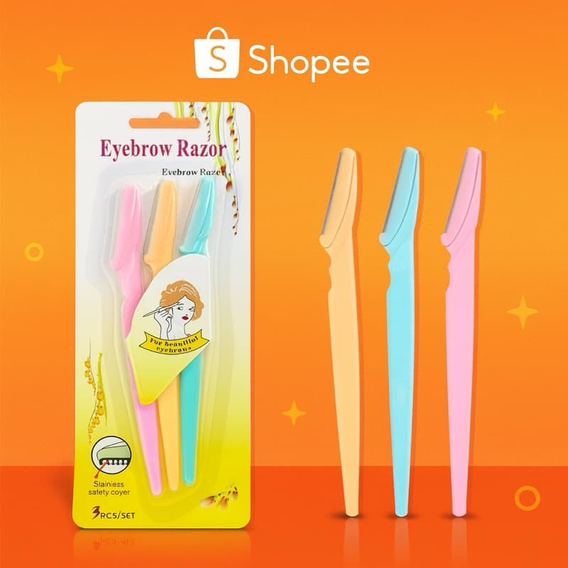Kit 6 Navalhas para Sobrancelha e Rosto – Depilador Facial Precisão