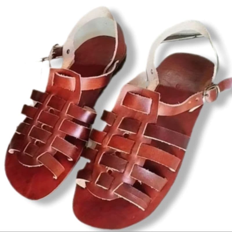 Sandália chinelo Alpercata Percata Masculina feminina franciscana de jesus couro
