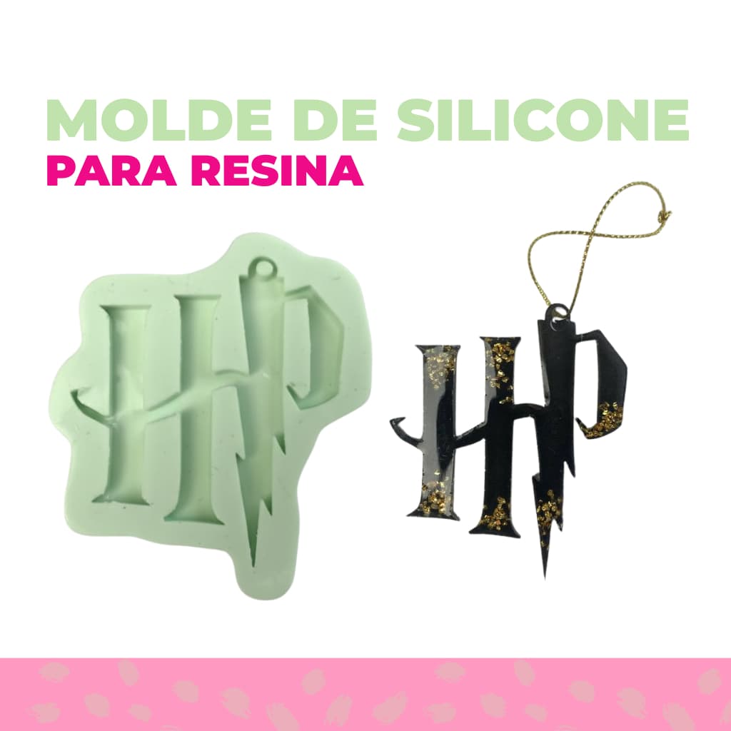 Molde Silicone Harry Potter Clássico Resina Epóxi/UV | Chaveiro Enfeite Natal