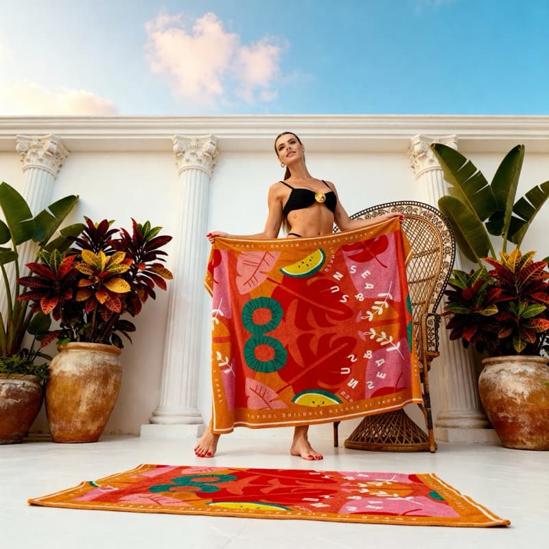 Saida de Praia Canga Premium Varias Cores Tropical