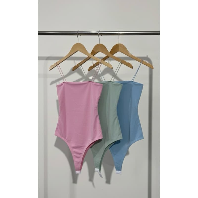 Body Feminino Liso Alça Fina Básico Essencial forro duplo suplex premium