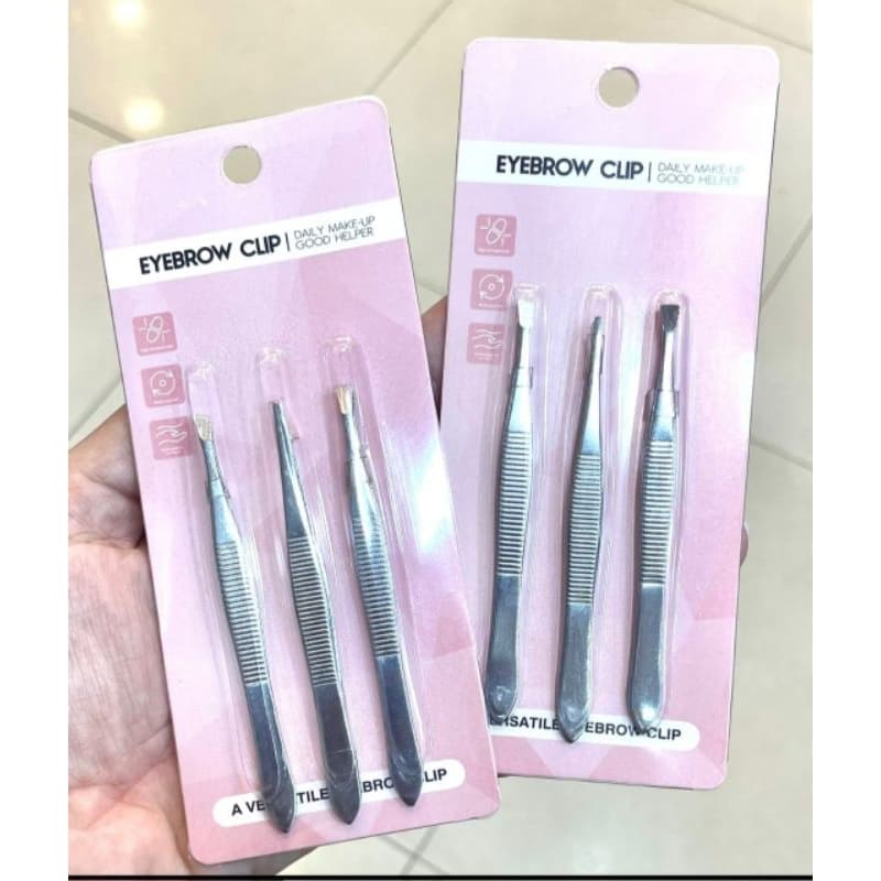 Kit de Pinças para Sobrancelhas Eyebrow Clip - Seu Ajudante de Maquiagem Diário!