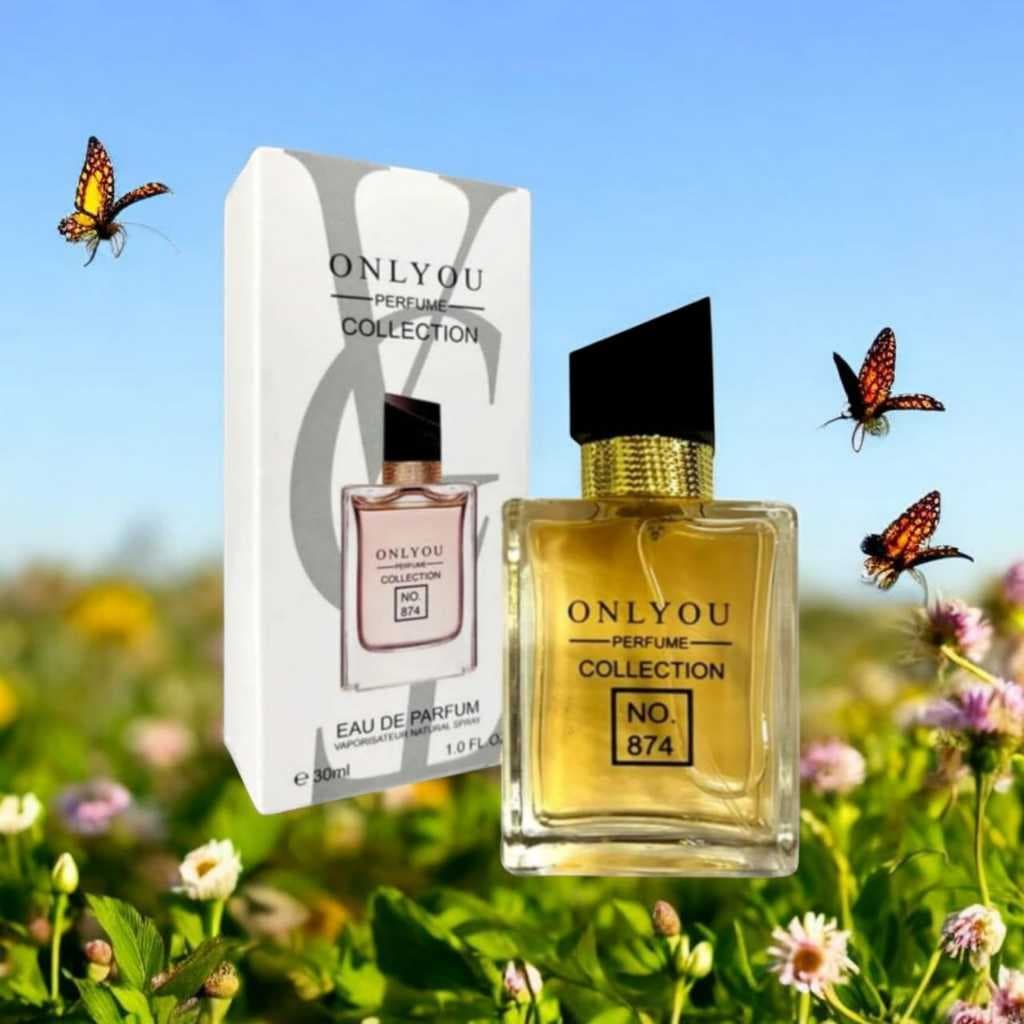 Perfume Onlyou Collection NO.874 Eau de Parfum para Ocasiões Especiais ou Uso Diário Aroma Único da Coleção Versá
