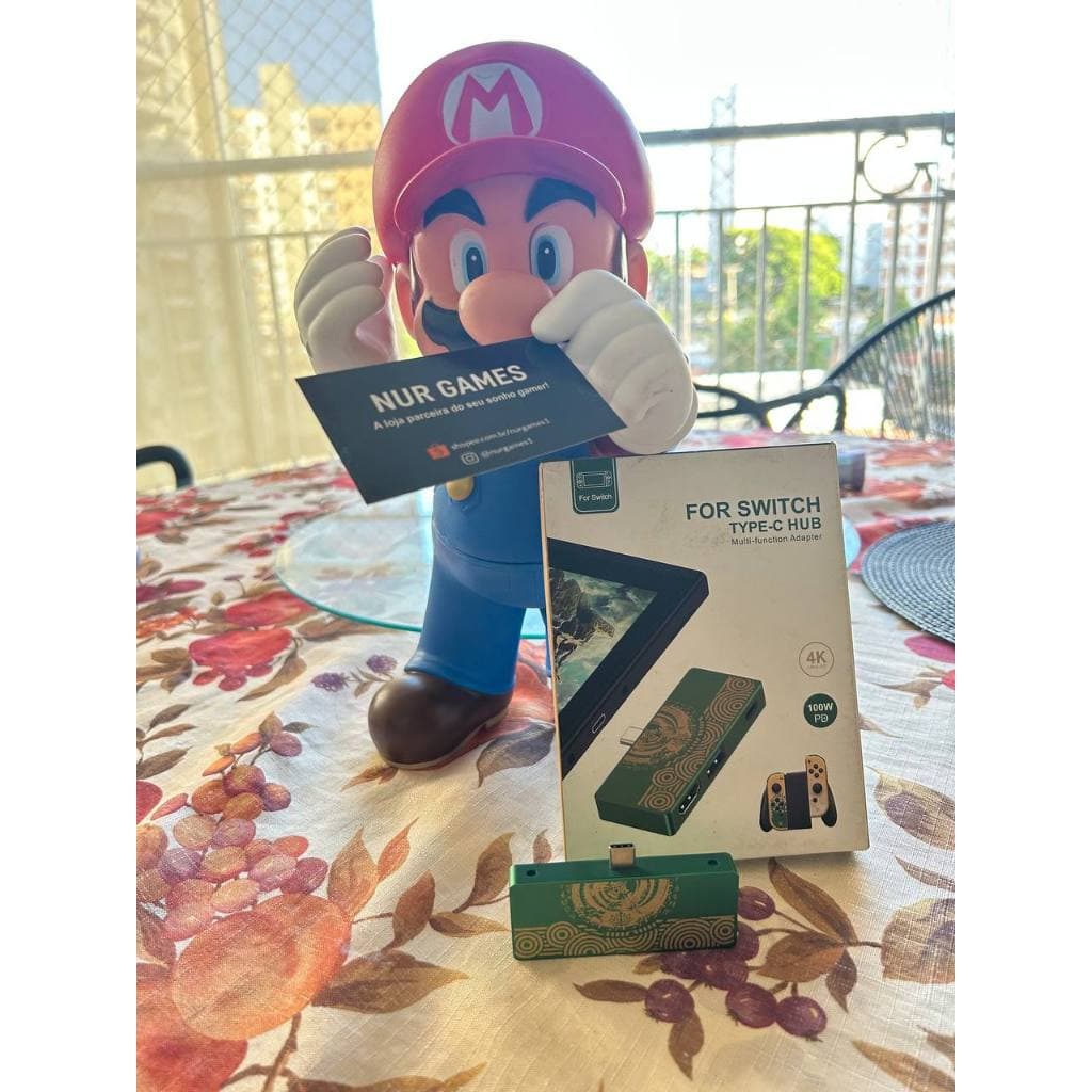Hub Dock Com Hdmi 4k, Tipo-c E Ubs 3.0 Para Nintendo Switch ENVIO IMEDIATO