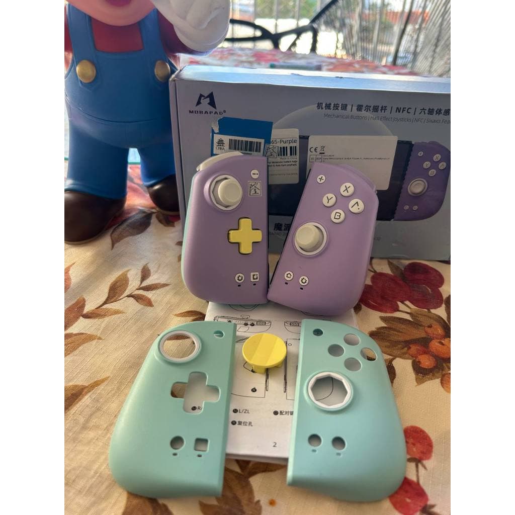 Mobapad M6s Para Nintendo Switch Controller Pro Joystick Controlador De Efeito Hall Ajustável Vibração Hd/6-Axis Gyro Jo