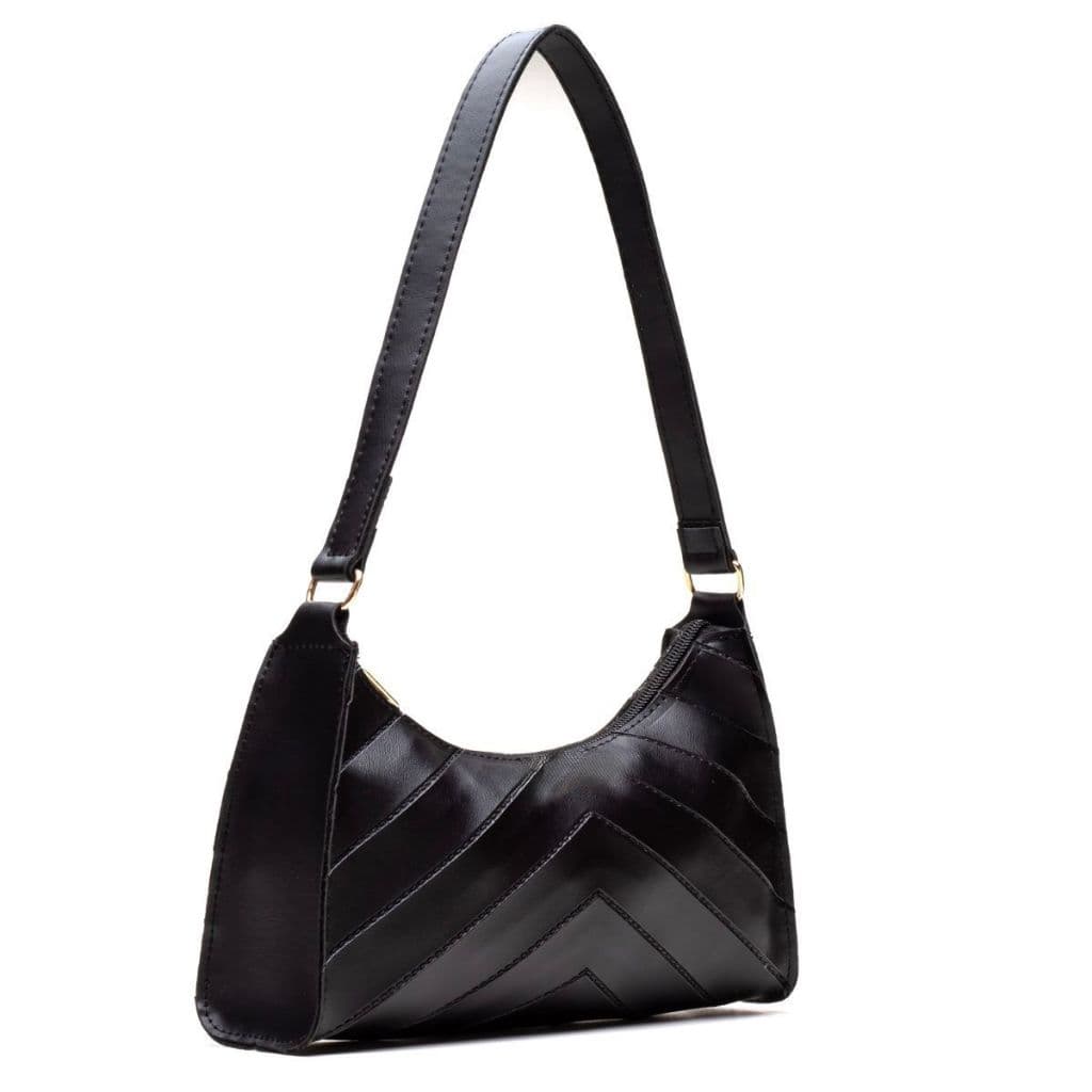 Bolsa Feminina Pequena Bordada Seta Tiracolo Transversal  de Lado Ombro Mão