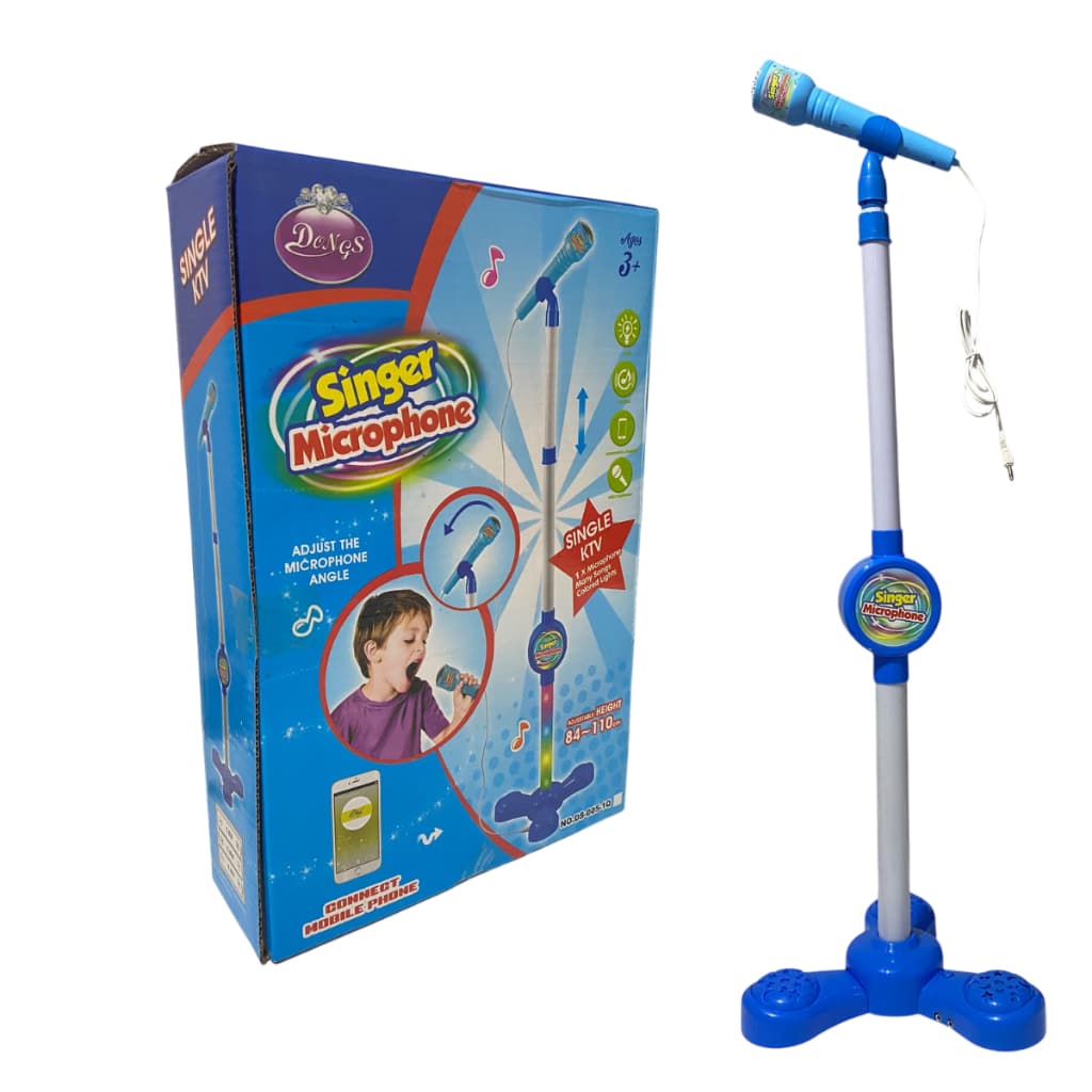 Brinquedo Karaokê Show Microfone Infantil Conecta Celular