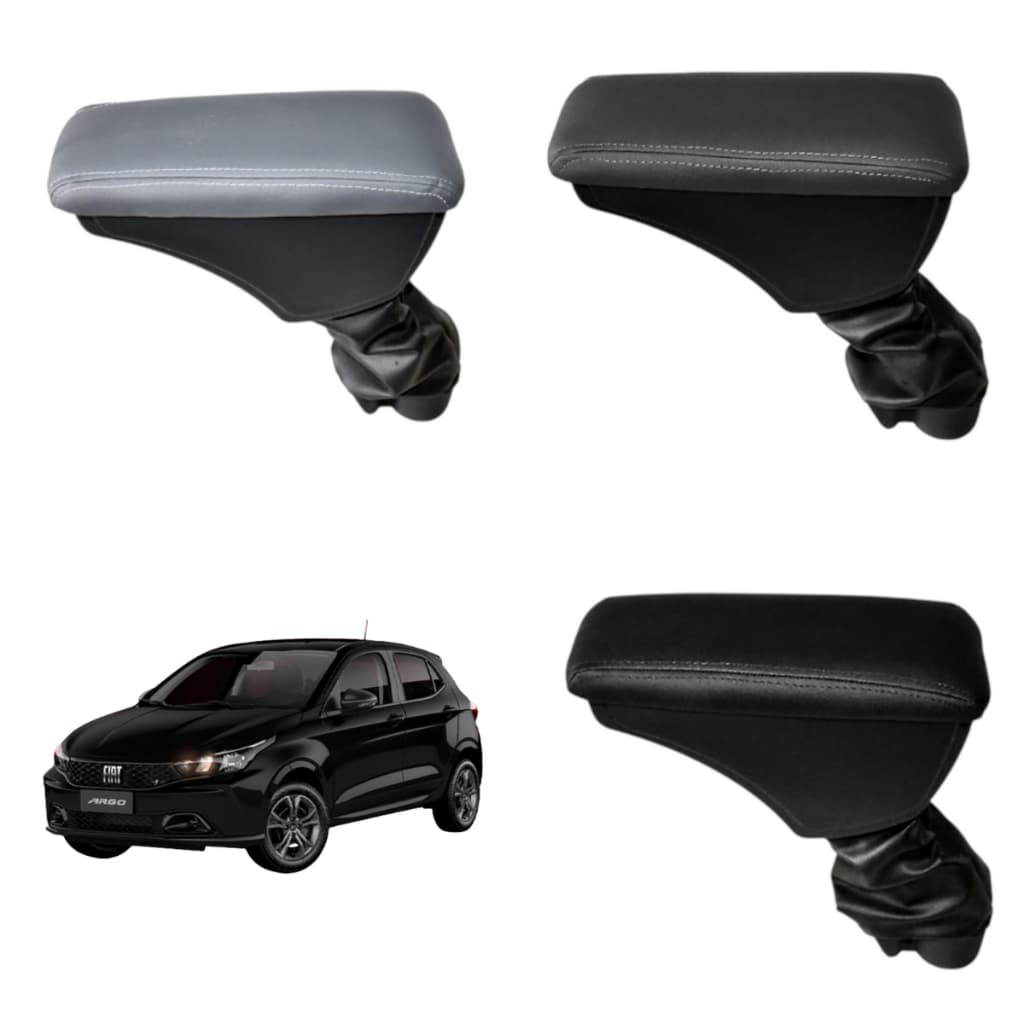 Apoio Encosto de Braço Fiat Argo 2017 a 2026 Courvin Console Central Descanso Porta Objetos