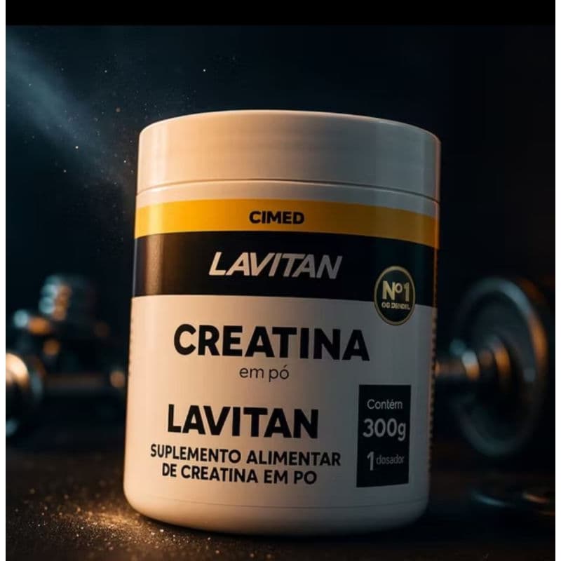 Creatina Lavitan Pré-Treino 300g – Mais força e energia.