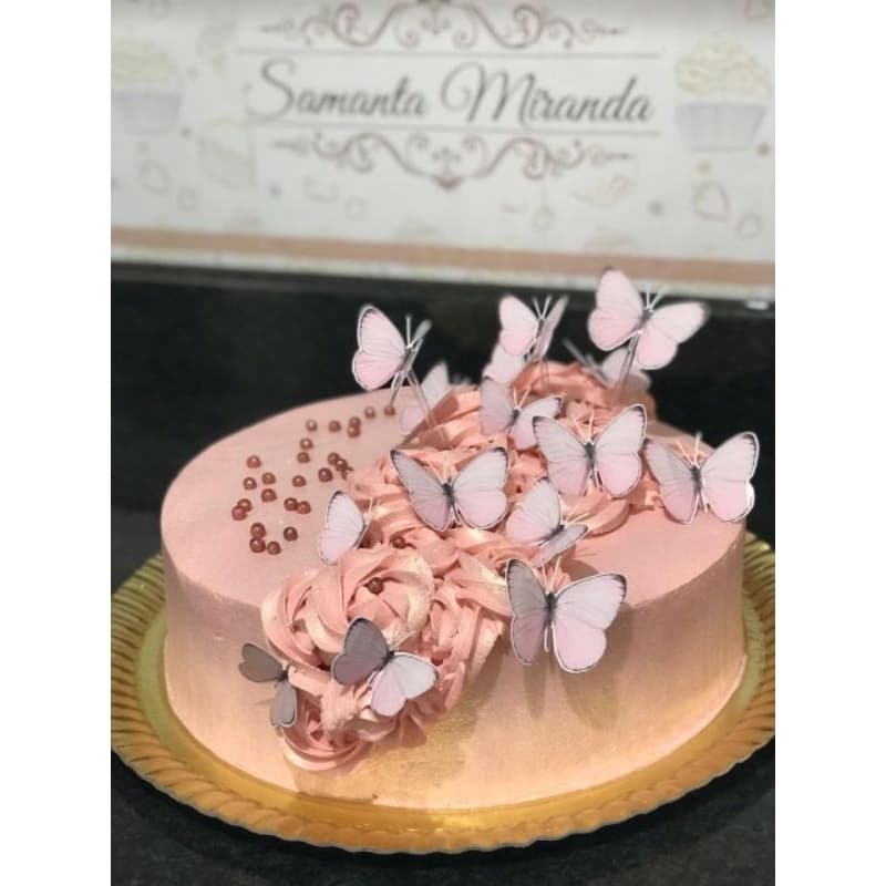 ENVIO em 24h - Borboletas Impressas para decorar Bolos, Capcakes e Lembrancinhas