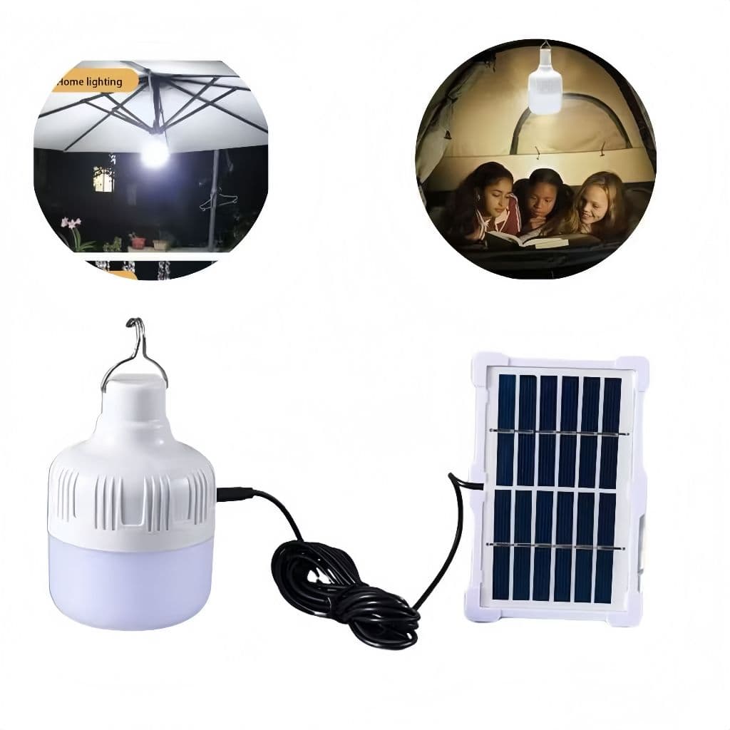 Painel Solar - Lâmpada LED para Emergências ao Ar Livre - 80w/100w/150w - 2,6M