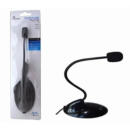 MICROFONE DE MESA PEDESTAL PARA PC NOTEBOOK P2 KNUP