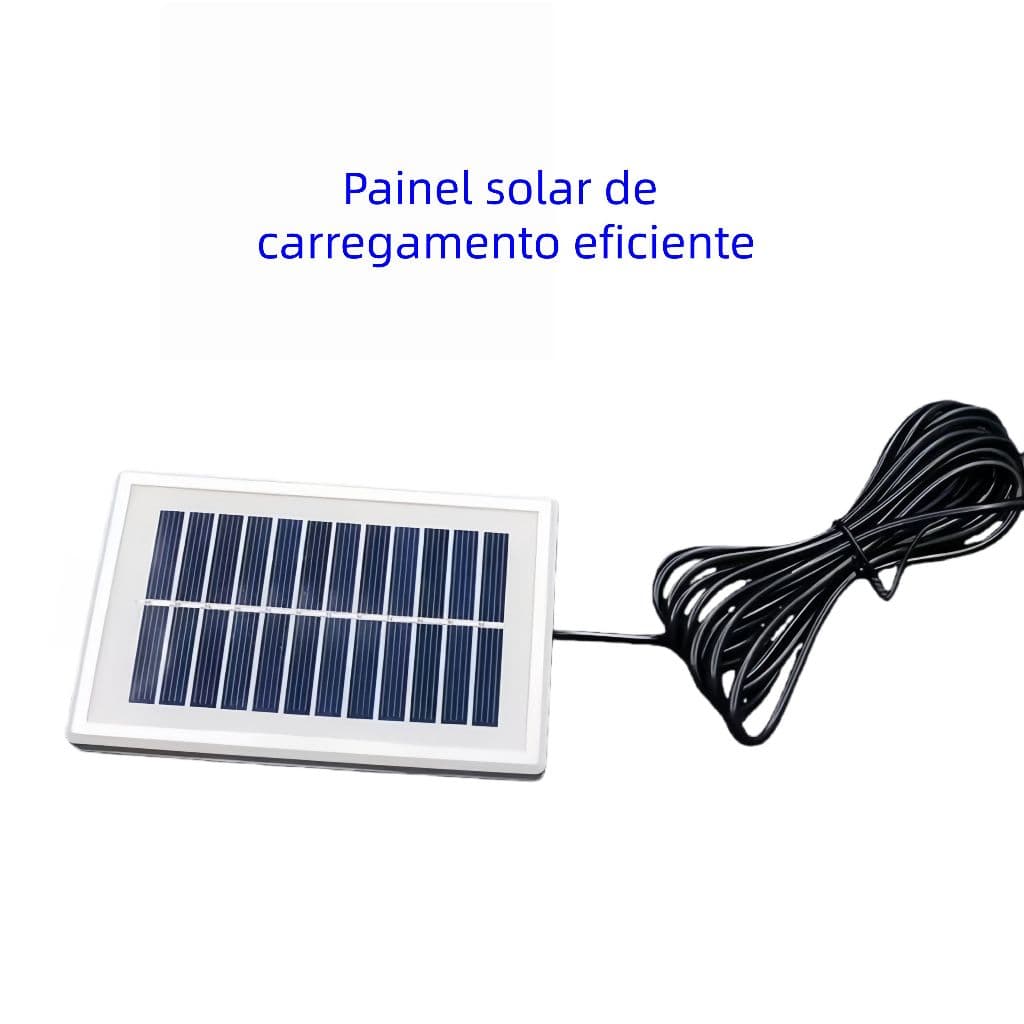 80w-100w-150w Painel Solar USB com LED para Acampamento – Várias Potências - Cabo de 2,6 m