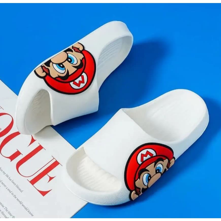 Chinelo Infantil Super Mario Bross Classico Modelo Confort Premium Slide