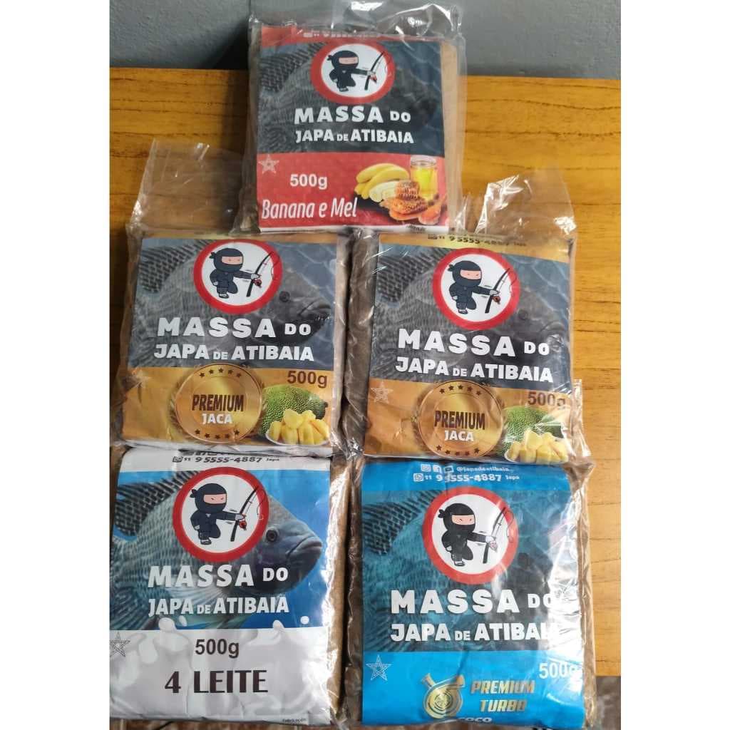 massa japa de atibaia 500g sabores