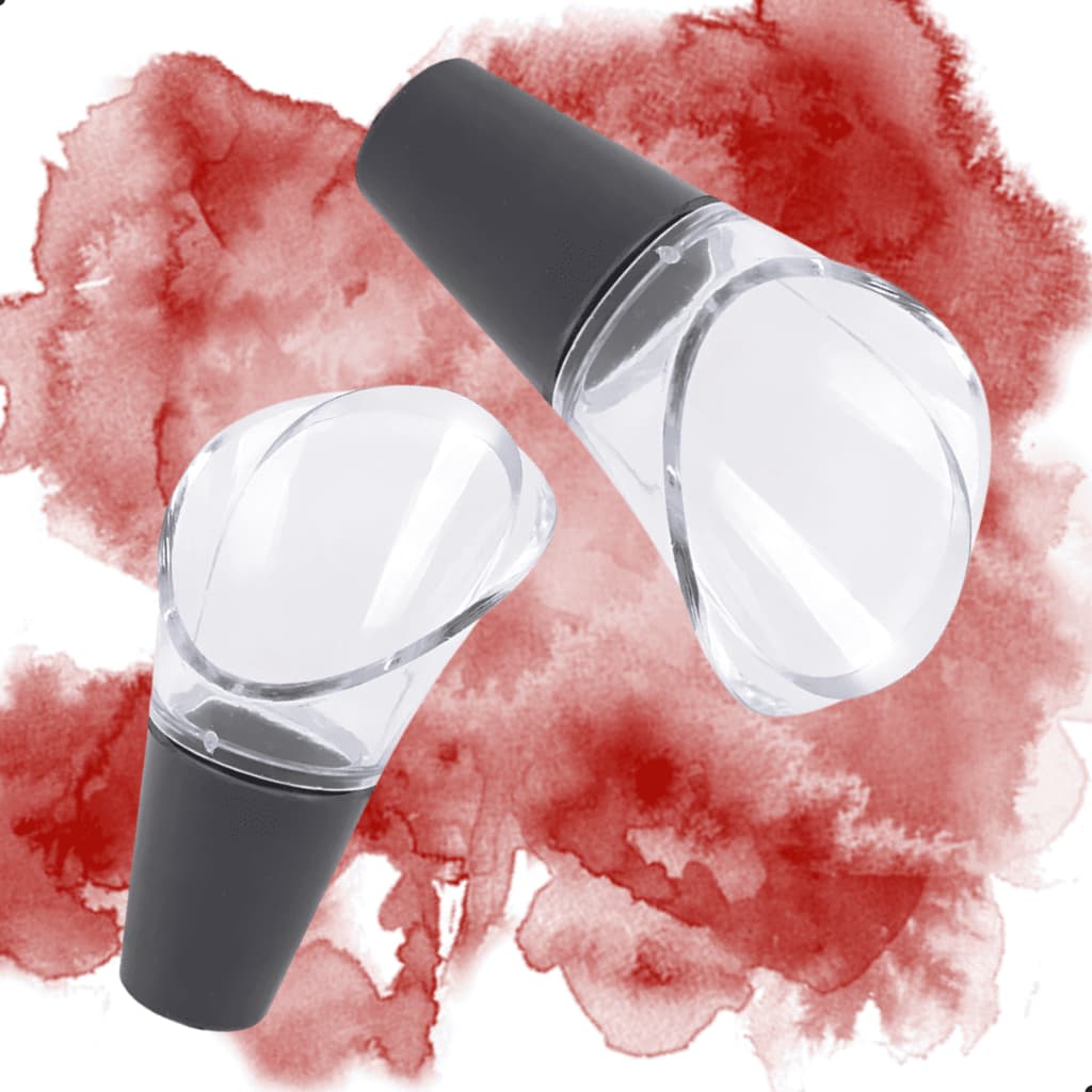 Kit conjunto 2 Bicos dosadores para bebida garrafa de vidro jantar utensilios de cozinha