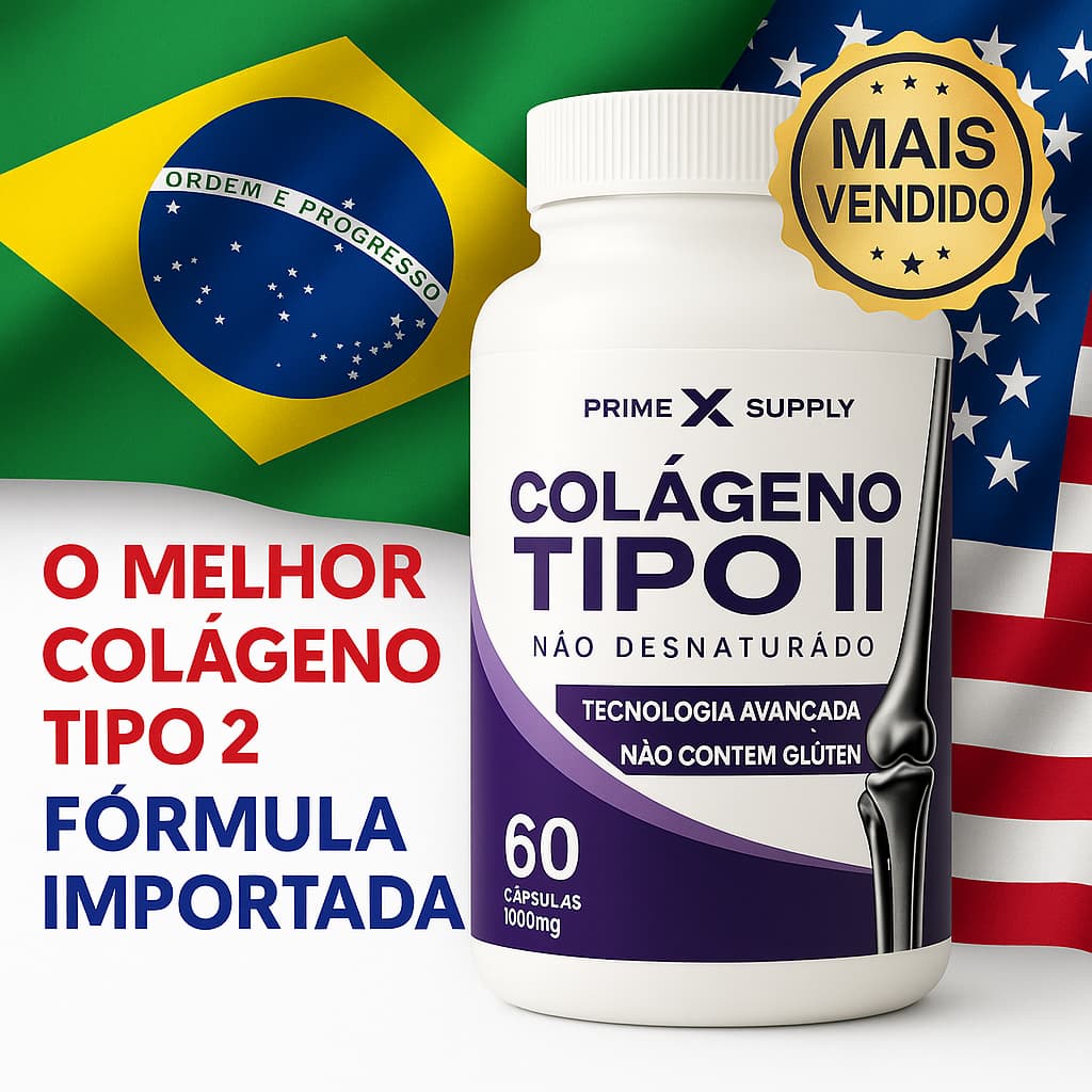 Colágeno Tipo 2 Premium Fórmula Ultra Avançada 60 Caps