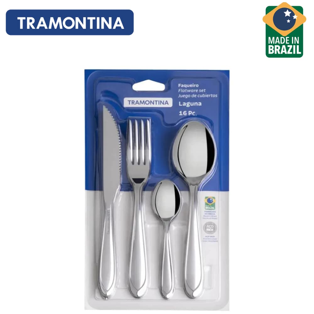 Faqueiro Inox 16 Peças Laguna Tramontina