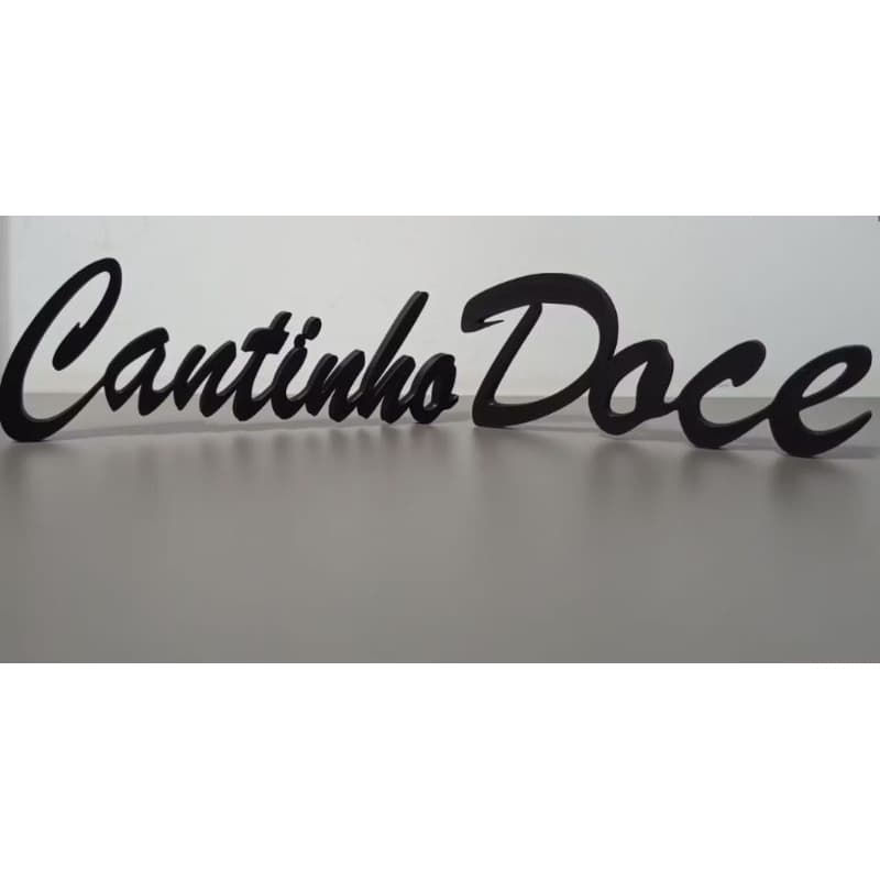 Letreiro Personalizado Cantinho doce para efeite e decoração de Mesa  ou Presentes