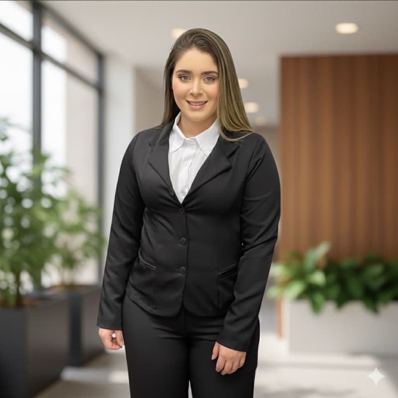 blazer social feminino direto da fábrica recortado acinturado atacado two way elastano do 36 ao 50. Direto da Fábrica