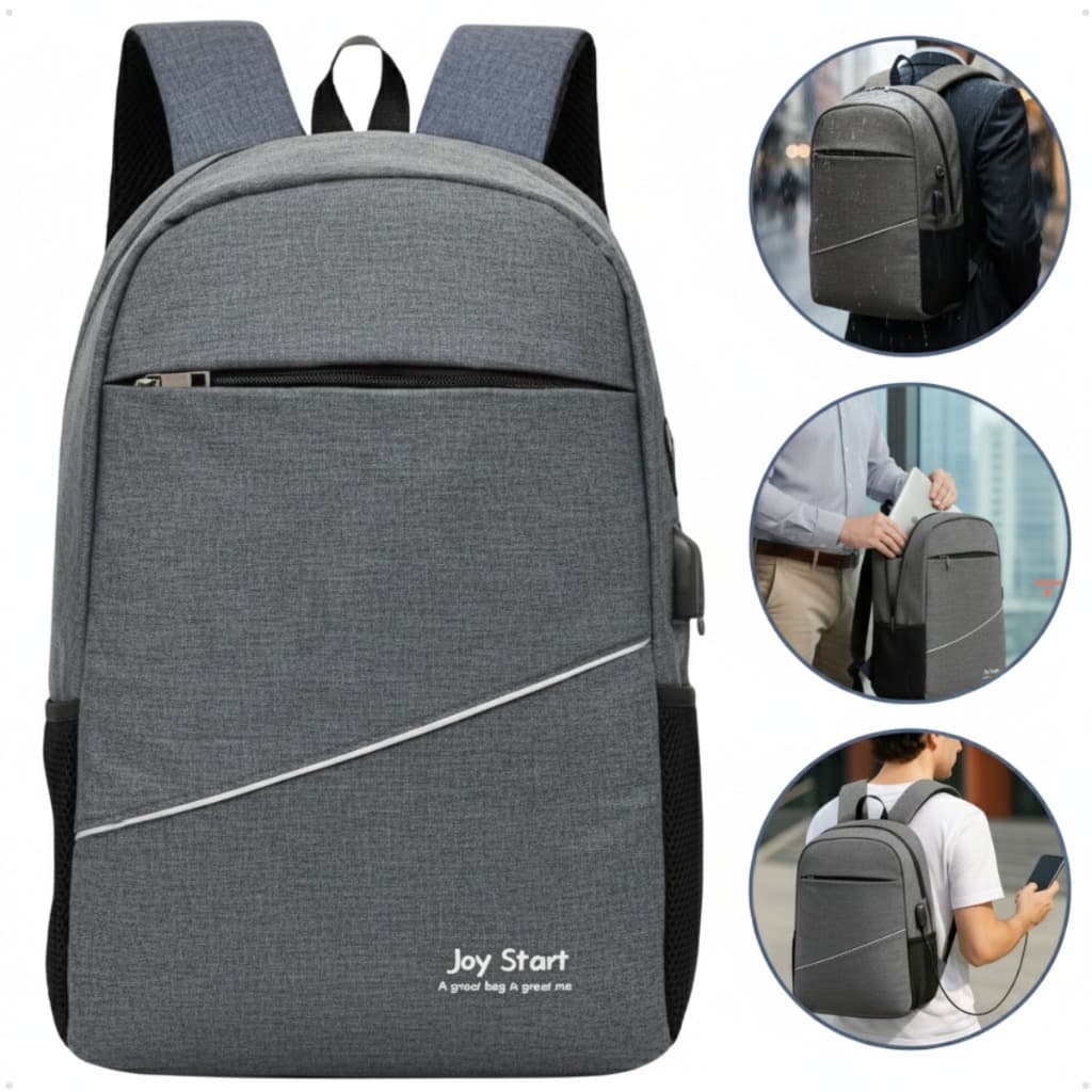 Mochila Bolsa Executiva Para Notebook Com Usb E Impermeável