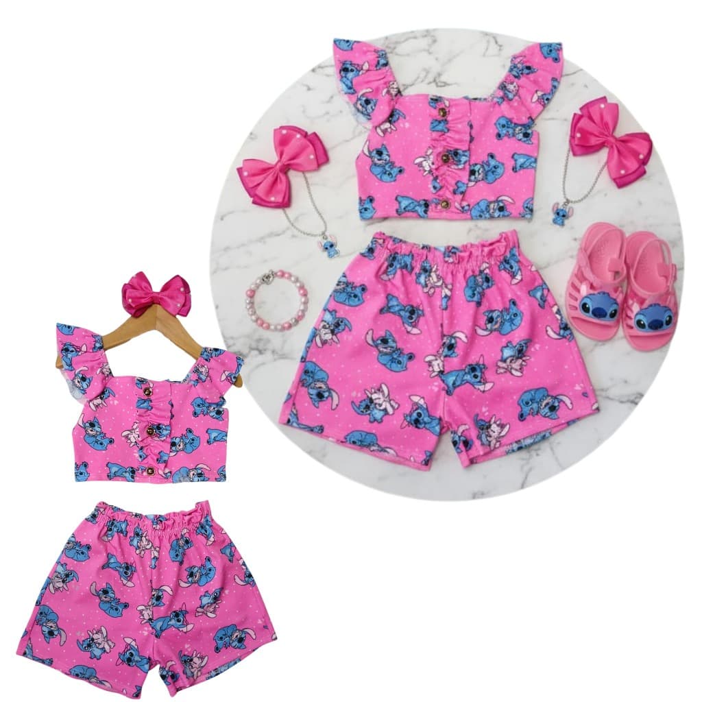 CONJUNTO EM TECISO SUPLEX MALHA STICH-MANGA REGATA 5 CORES