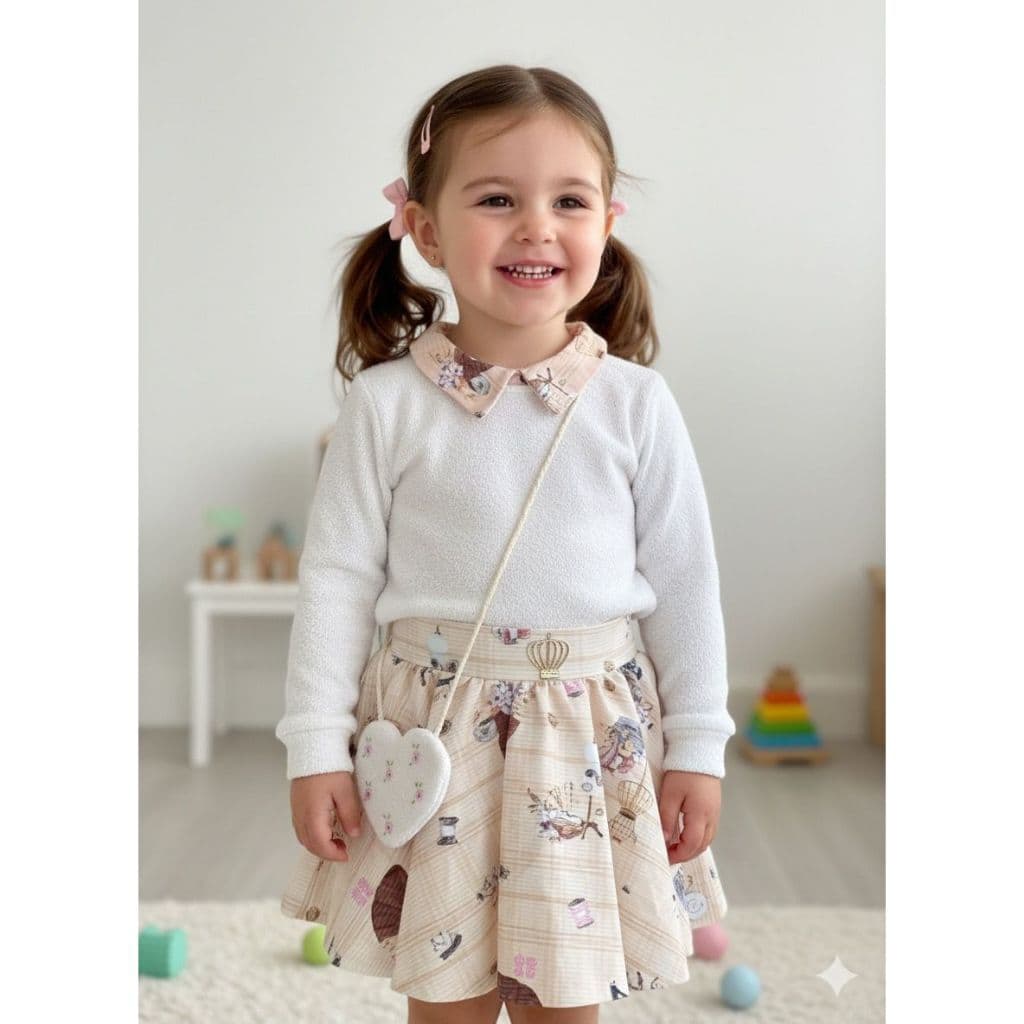 Kit com 3 Peças Conjunto + bolsinha