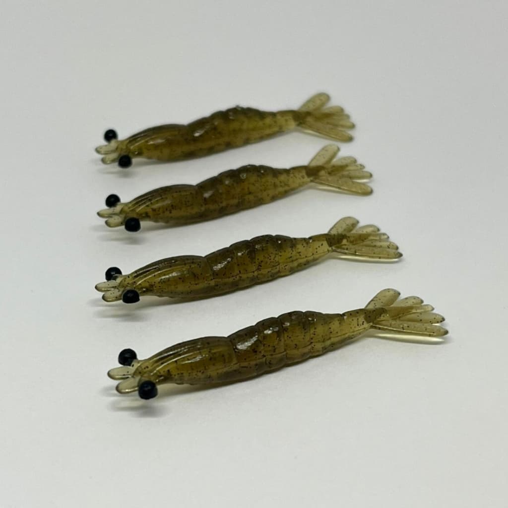 Isca Camarão Artificial 5,5cm - 8 unidades - Natural