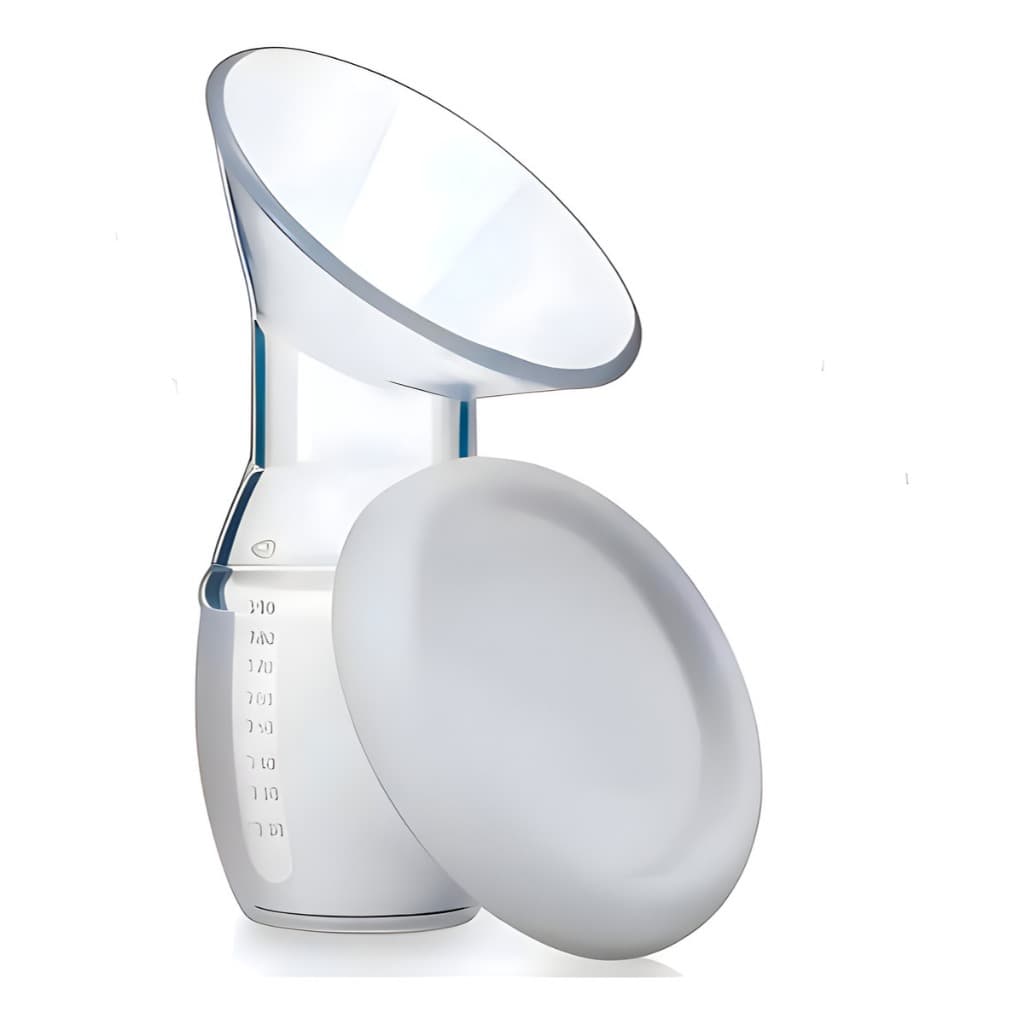 Bomba Extratora De Leite Manual Silicone Coletor Materno Confortável Fácil Uso