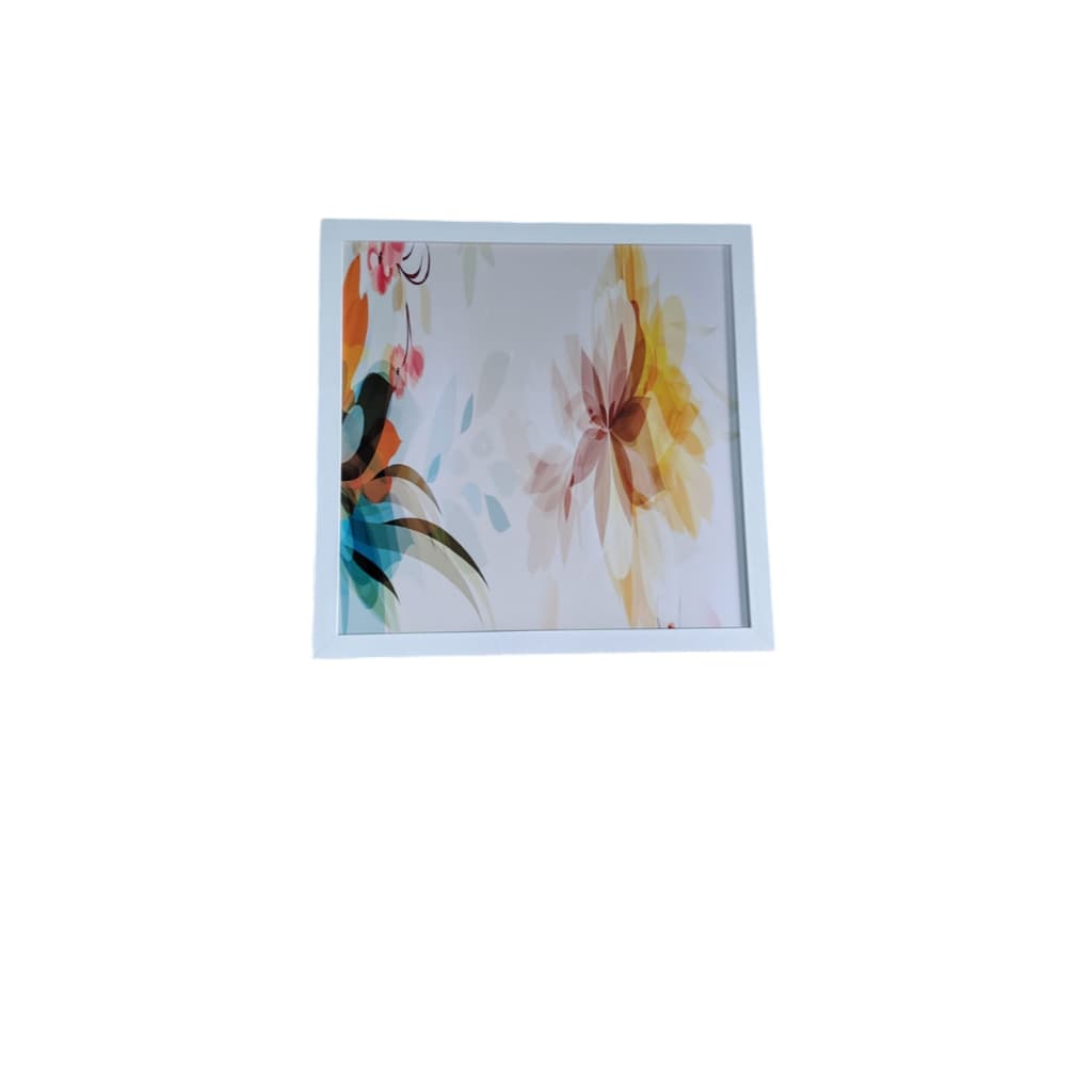 kit C/3 quadros decorativos flores colorias 60x60 Cm