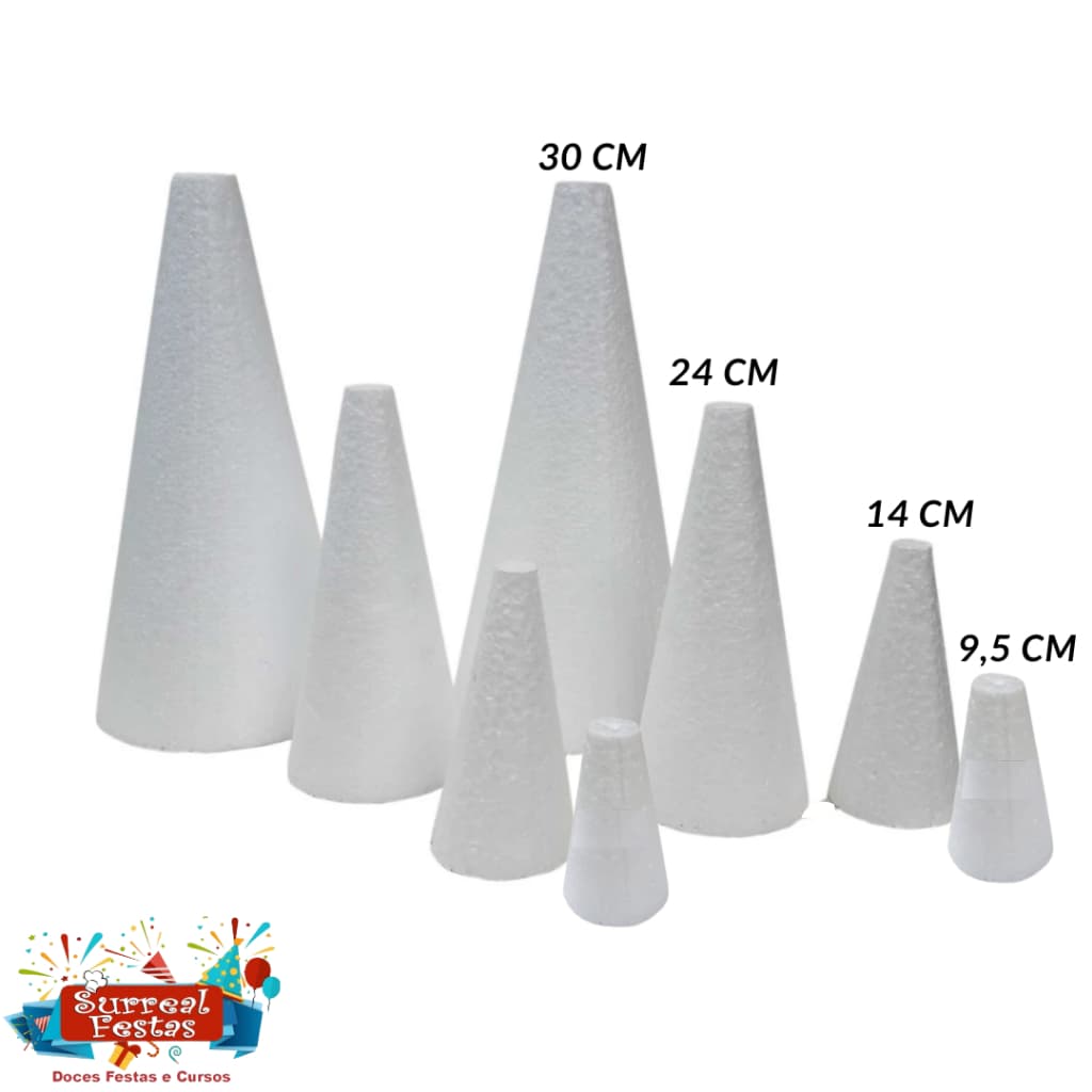 Cone de Isopor Maciço Unidade