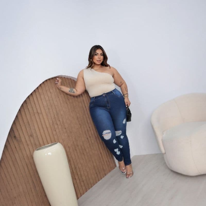 Body Feminino Mula Manca Plus Size em Suplex Premium com Elasticidade – Modela o Corpo | Veste até 48