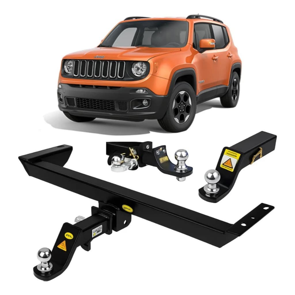 Engate Reboque Removível Jeep Renegade 4x2 4x4 Brucke 2017 a 2026 1500Kg