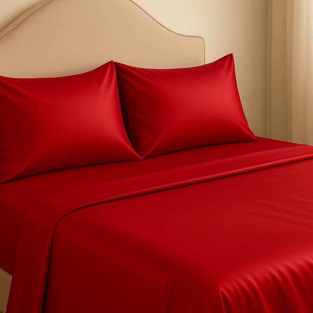 Jogo de lençol de casal para cama box tecido  cetim kit com 4 peças várias cores/ promoção envio já