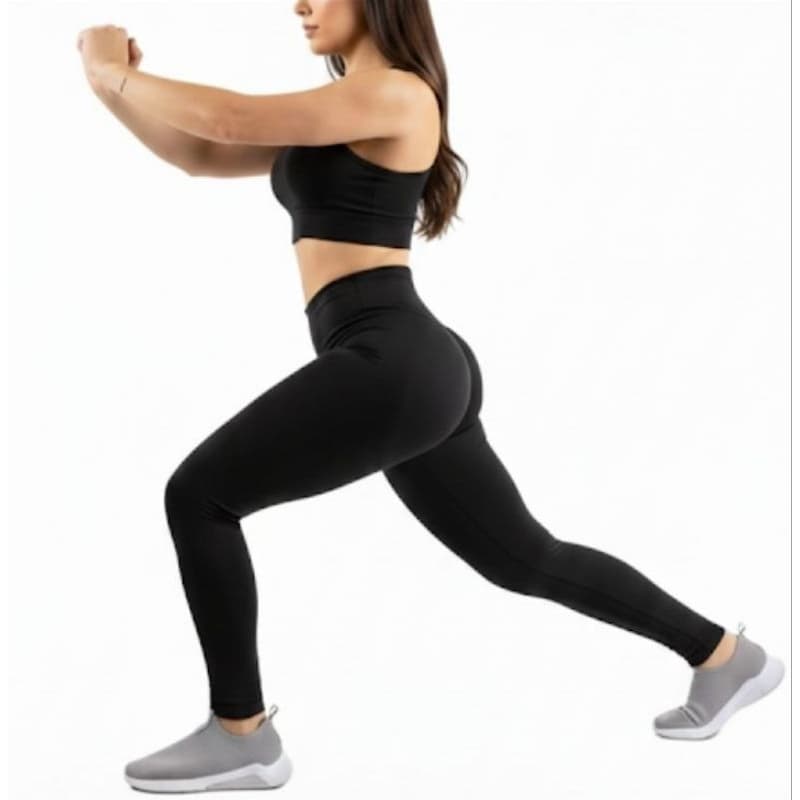 Calça Legging Suplex grosso Cós alto Modela cintura PP P M G GG Esporte Fitness