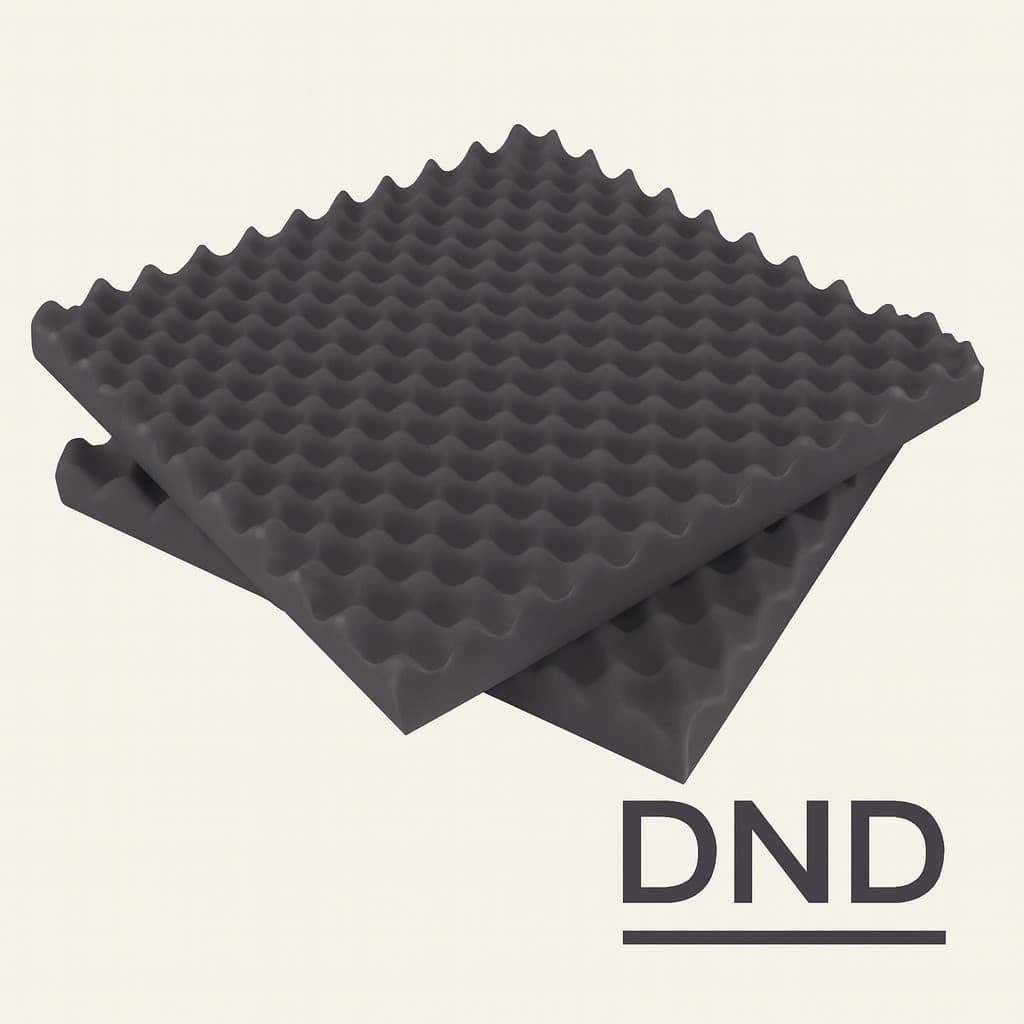 ESPUMA PARA ISOLAMENTO ACUSTICO CAIXA DE OVO ACUSTICA KIT COM 5 ABSORÇÃO DE SOM STÚDIO SONORO