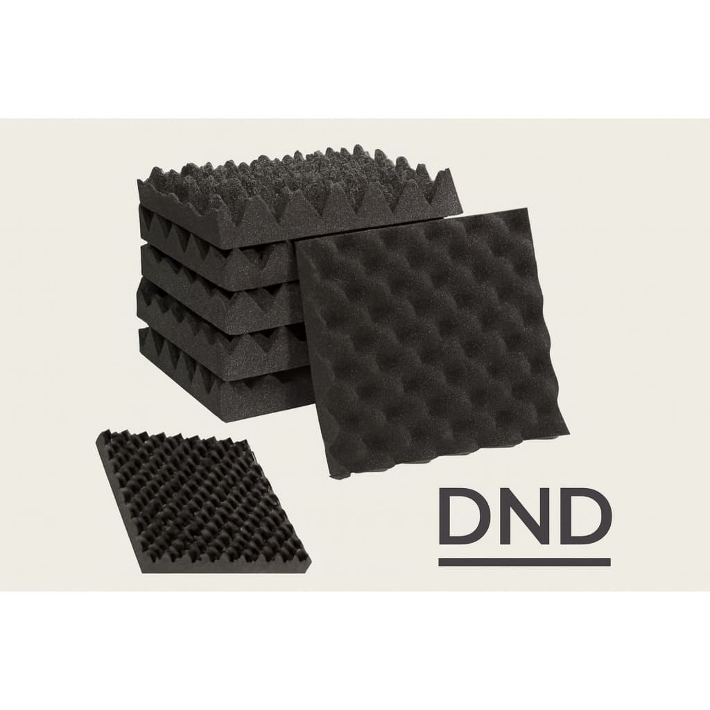 ESPUMA PARA ISOLAMENTO ACUSTICO CAIXA DE OVO ACUSTICA KIT COM 20 ABSORÇÃO DE SOM STÚDIO SONORO