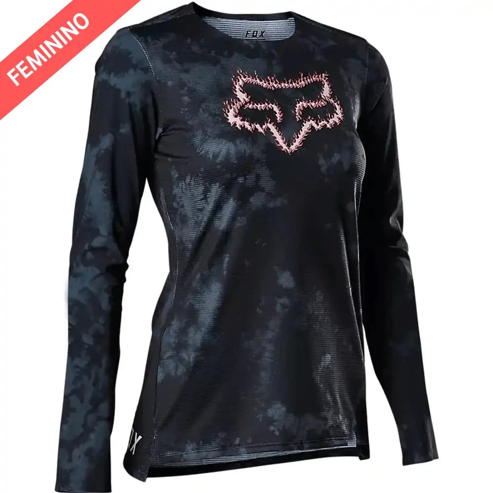 Camisa Feminina Fox Bike Flexair LS Edição Tahnée seagrave