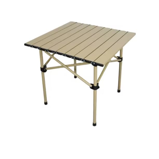Mesa Portátil para Camping e Praia 50X52 Tampo em Alumínio + Bolsa de Transporte