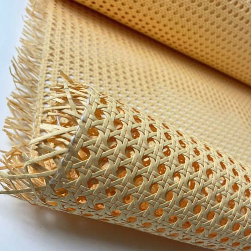 Palhinha Indiana Rattan Sextavada Natural 80cm largura Artesanato Chic Cadeira Móveis