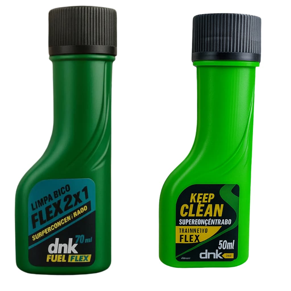 Kit Aditivo Flex Dnk Limpa Bico com Tratamento Flex Superconcentrado Keep Clean