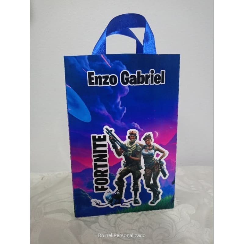 Sacolinha Surpresa de papel Fortnite