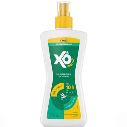 Repelente Xô Inseto Spray 15% DEET 200ml Proteção 10h Contra Mosquitos Aedes Dengue Original Cimed