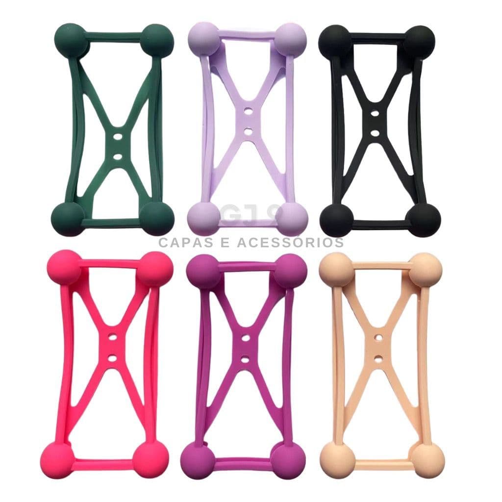 [KIT] Capinha Proteção Bumper Case + Suporte Pop Socket