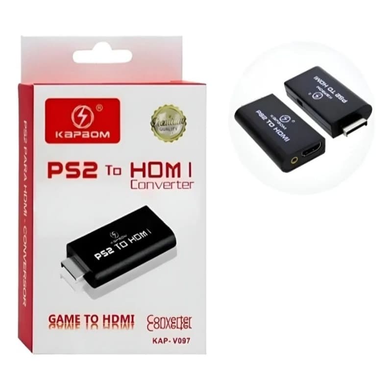 Adaptador conversor para Playstation 2 e Playstation 3 Áudio vídeo para cabo HDMI
