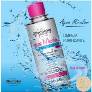 ÁGUA MICELAR RHENUKS 5 EM 1 – LIMPEZA PROFUNDA E SUAVIDADE 💧