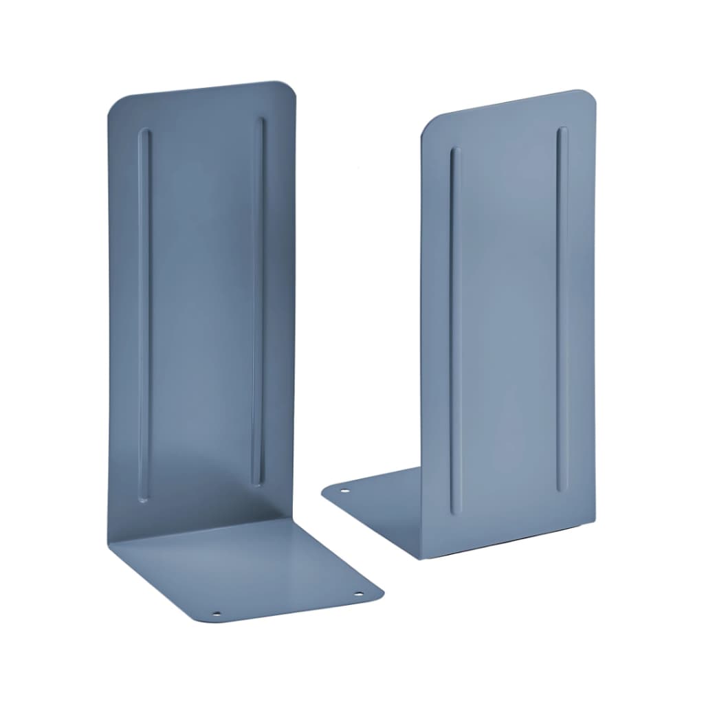 Suporte Para Livros Metal Jumbo Acrimet Estante Prateleiras Kit 2 Unidades Par 294 Cor: Azul